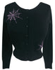 Ghoul Gal Spiderweb Cardigan in Lilac