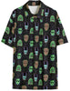 Mens Monster Mash Button Down Shirt