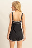 Retro Babe Romper in Black