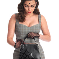 Spiderweb Twilight Handbag in Black