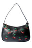 Wild Cherry Shoulder Bag in Black