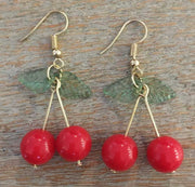 Cherry Hook Earrings