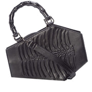 Coffin Embossed Crossbody Handbag