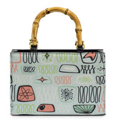 Atomic Bamboo Handbag in Mint Blue Boomerang
