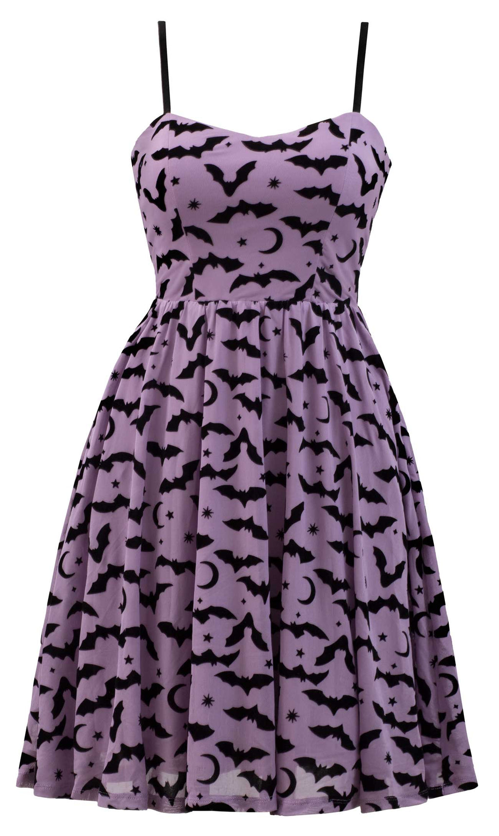 Spooky Bat Mesh Dress in Purple and Black 2XL Spooky Bat Mesh Dress in Purple and Black 2XL