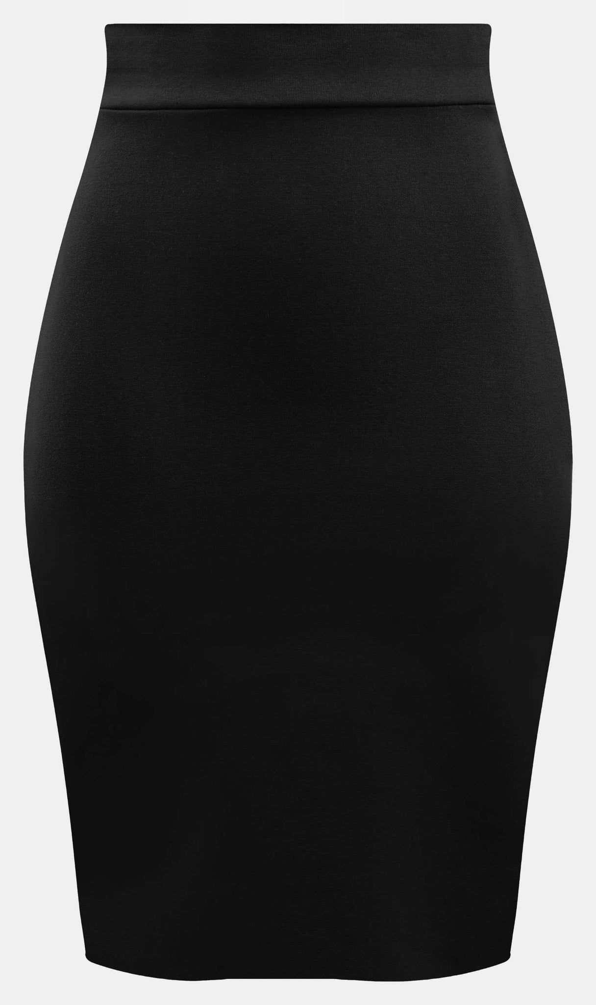 Bow Back Pencil Skirt in Black | Double Trouble Apparel