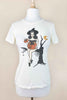 Boo Kitty Pinup Witch T-Shirt (Black or Cream)