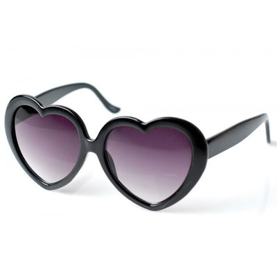 Black Heart Shaped Sunglasses