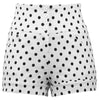 Z --- Black & White High Waist 50's Gal Polka Dot Shorts