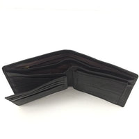 Black Leather Anchor Wallet