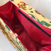 Traditional Tan Tattoo Print Bamboo Box Handbag
