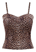 Leopard Print Hollywood Dame Top