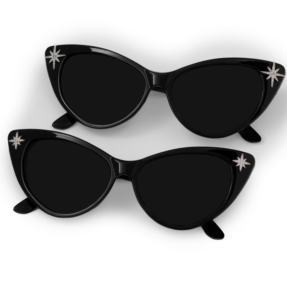 Retro Starburst Cat Eye Sunglasses Double Trouble Apparel