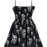 Miss Poison Skull Chiffon Dress