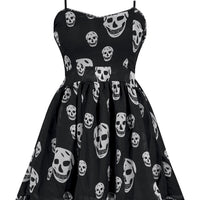 Miss Poison Skull Chiffon Dress