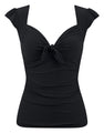 Black Sweetheart Vixen Tie Top