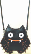 Bat Crossbody Bag in Black