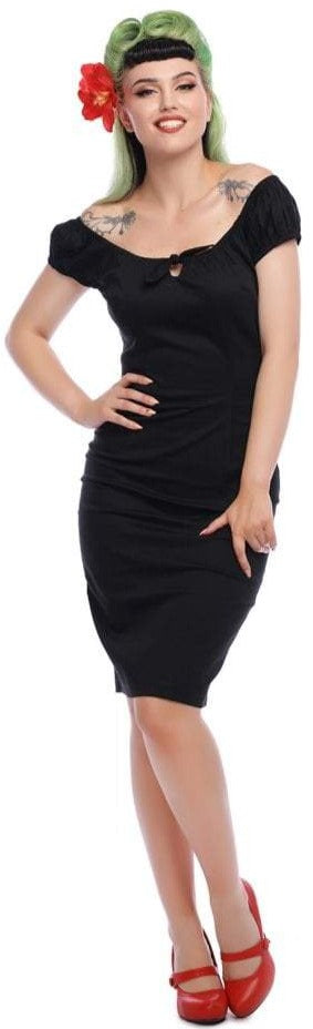 Black Bow Tie Lorena Pencil Dress Small Black Bow Tie Lorena Pencil Dress Small