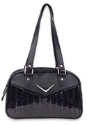 Bonneville Cadi Bowler Purse in Black Sparkle