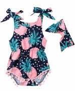 Pineapple Baby Romper