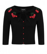 Collectif Vintage Black Cherries Cardigan
