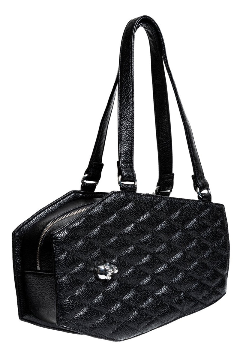 Black with Red Rum Sparkle de Lux Tote