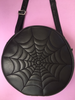 Black Vinyl Spiderweb Ghoul Bag