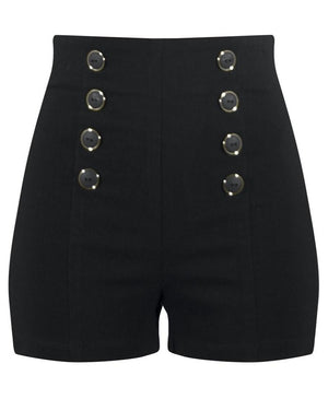Sexy Shorts for Women Black Goth Shorts White Cut Off Hot Pants High Waisted  Booty Clubwear Rave Stripper Outfits | Amazon.com
