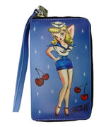 Sailor Girl Wristlet Wallet by Miss Fluff