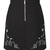 Cullen Mini Skirt in Black