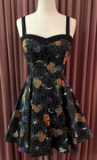 Pumpkins and Webs Harlow Swing Dress