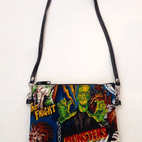 Horror Movie Frankenstein Monster Crossbody Bag
