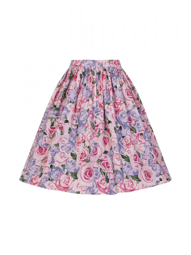 Vintage Jasmine Country Garden Swing Skirt | Double Trouble Apparel