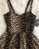 Leopard Retro Inspired Swing Dress with Pockets