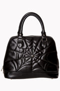 Spiderweb Malice Bag in Black by Banned UK