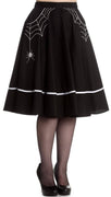 Spiderweb Swing Skirt in Black & White