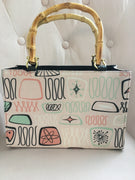Atomic Bamboo Handbag in Light Pink Boomerang