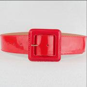 Red Patent Vinyl Belt