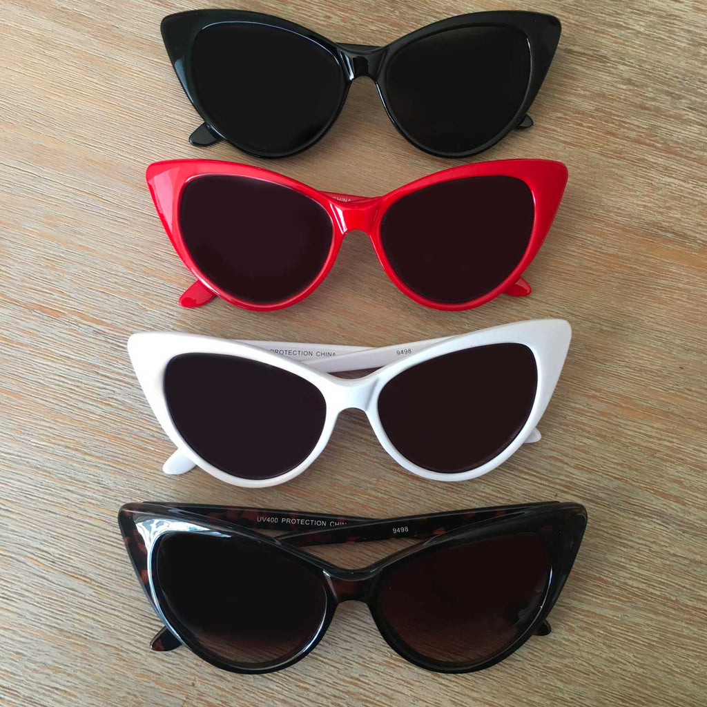 50's Gal Classic Cat Eye Sunglasses Double Trouble Apparel