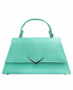 Rumbler Cadi Handbag in Mint Sparkle (with crossbody strap)
