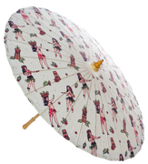 Tiki Hula Gals Bamboo Parasol