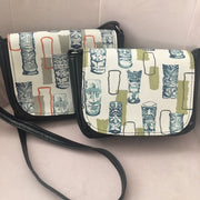 Retro Atomic Tiki Crossbody Bag