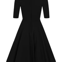 Trixie Doll Swing Dress in Black