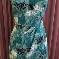 Tropical Palm Leaf Mahina Sarong Dress