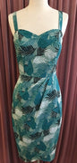 Tropical Palm Leaf Mahina Sarong Dress