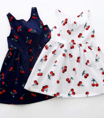 Retro Kids Cherry Dress